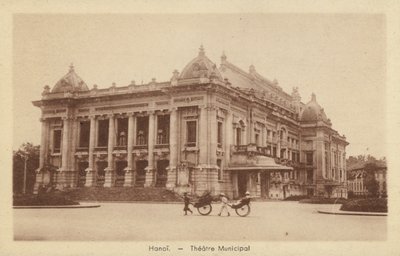 Kommunalt teater, Hanoi, Fransk Indokina av French Photographer