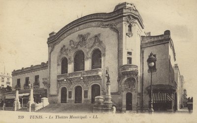 Kommunalt teater, Tunis, Tunisia av French Photographer