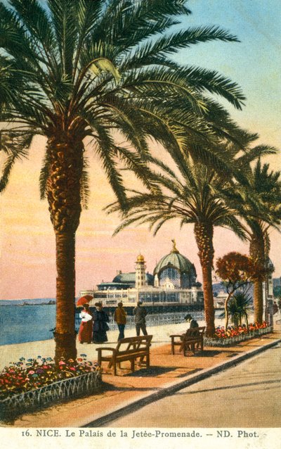 Nice, The Palace Of The Jetee Promenade av French Photographer