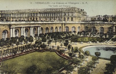 Orangeriet i Versailles-palasset (fargebilde) av French Photographer