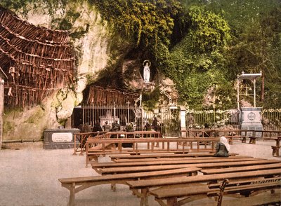Vår Frue av Lourdes, 1890-1900 av French Photographer