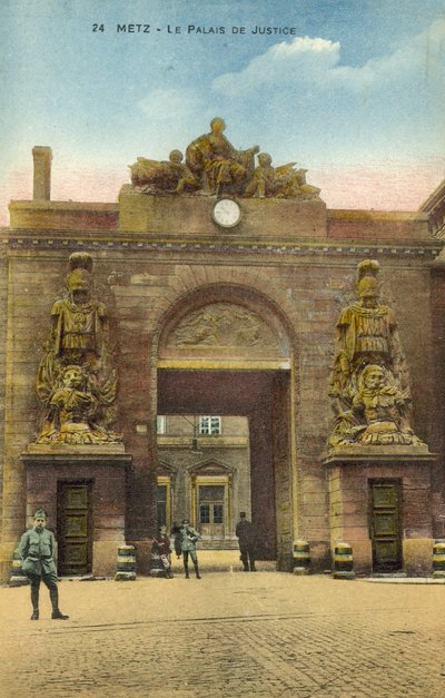 Palace of Justice, Metz (fargebilde) av French Photographer