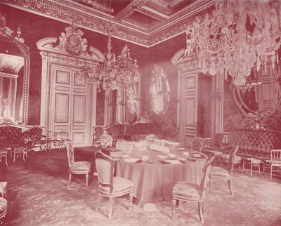 Paris: Konferanserom, Utenriksdepartementet (s/hvitt foto) av French Photographer