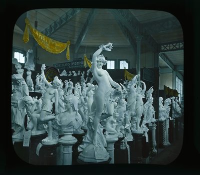 Paris-utstilling: Palace of National Manufactures, 1900 (lanternelys) av French Photographer