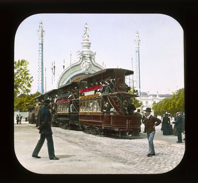 Paris-utstilling: hovedinngangsporten, 1900 (lanternesklie) av French Photographer