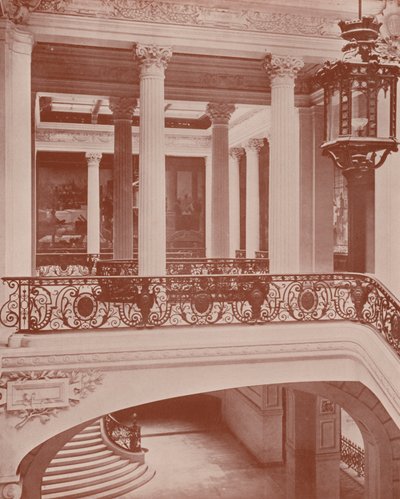 Paris: Gallery of the Sorbonne (s/hv-bilde) av French Photographer