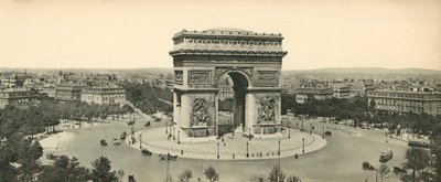 Paris, Triumfbuen, den ukjente soldats grav og Place de lEtoile, Triumfbuen? av French Photographer