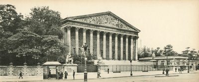 Paris, Le Palais-Bourbon, Deputertkammer, Bourbon-Palace, Deputertkammer av French Photographer