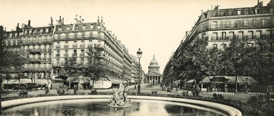 Paris, Pantheon og Soufflot Street, Pantheon og Soufflot Street av French Photographer