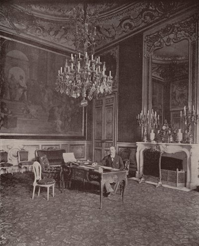 Paris: M Casimir-Perier, Frankrikes president (s/hvitt bilde) av French Photographer