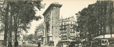 Paris, Perspective of the Grands Boulevards, La Porte St-Denis, Perspective of the Great Boulevards, St-Denis Gate av French Photographer