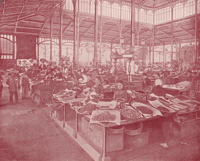 Paris: The Grand Central Market (s/hvitt bilde) av French Photographer
