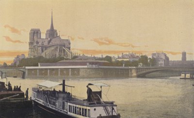 Paris, utsikt over E-punktet til Ile de la Cite av French Photographer