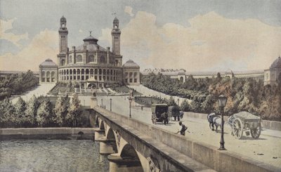 Paris, utsikt over Trocadero-palasset av French Photographer