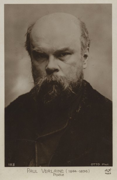 Paul Verlaine , fransk poet av French Photographer