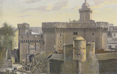 Perpignan, Le Castillet, Ytre side av French Photographer