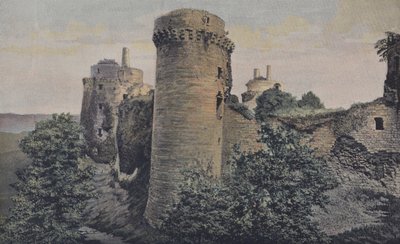 Pledeliag, ruinene av Chateau de la Hunaudaye av French Photographer