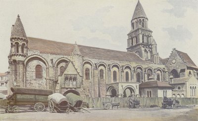 Poitiers, Notre-Dame-la-Grande kirke, S sidefasade av French Photographer
