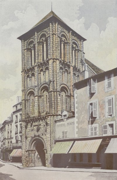 Poitiers, Saint-Porchaire kirke, klokketårn av French Photographer
