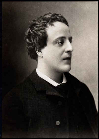 Portrett av Adolphe Leon Willette (1857-1926), fransk maler, illustratør, karikaturtegner og litograf. av French Photographer
