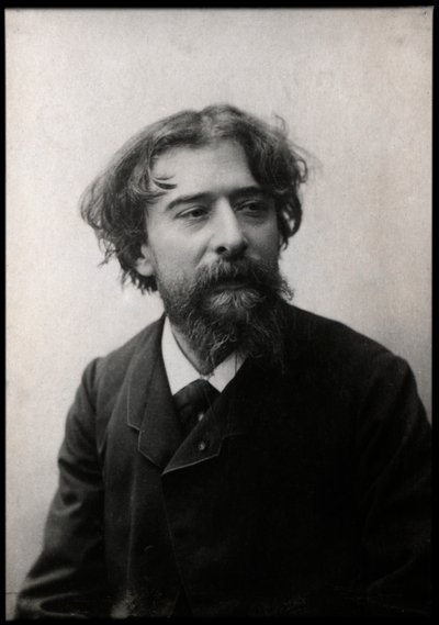 Portrett av Alphonse Daudet (1840-1897), fransk forfatter. av French Photographer