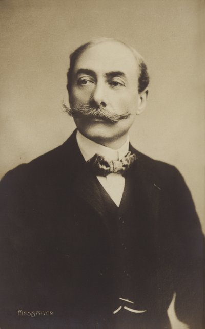 Portrett av André Messager av French Photographer