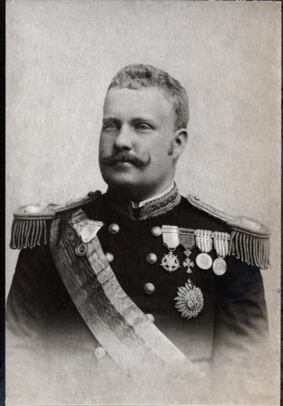 Portrett av Carlos I av Portugal (1863-1908), konge av Portugal. av French Photographer