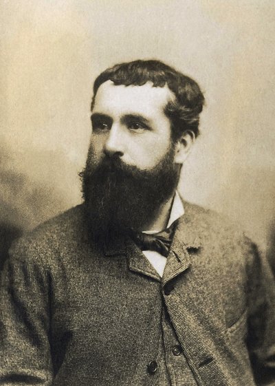Portrett av Claude Monet (1840-1926), fransk maler. av French Photographer