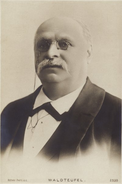 Portrett av Emile Waldteufel av French Photographer