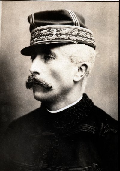Portrett av Gaston, Marquis de Galliffet (1830-1909), fransk general og politiker. av French Photographer