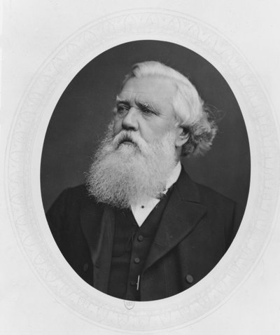 Portrett av Henry Layard, ca. 1880 av French Photographer
