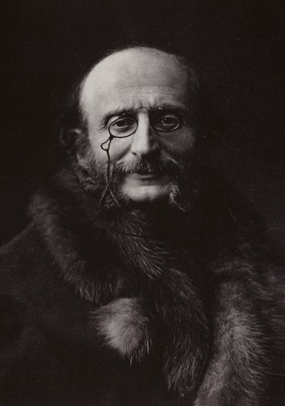 Portrett av Jacques Offenbach av French Photographer