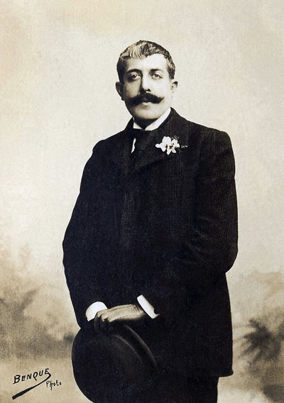 Portrett av Jean Lorrain (1855-1906), fransk forfatter. av French Photographer