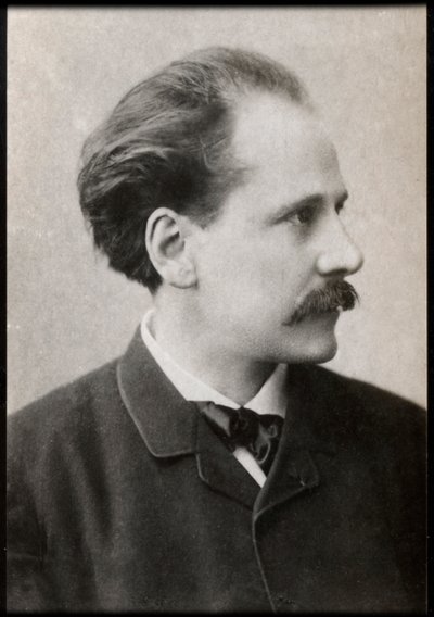 Portrett av Jules Massenet (1842-1912), fransk komponist. av French Photographer