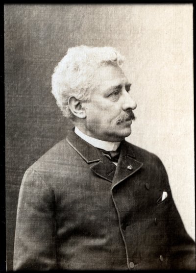 Portrett av Olivier Metra (1830-1889), fransk dirigent og komponist. av French Photographer
