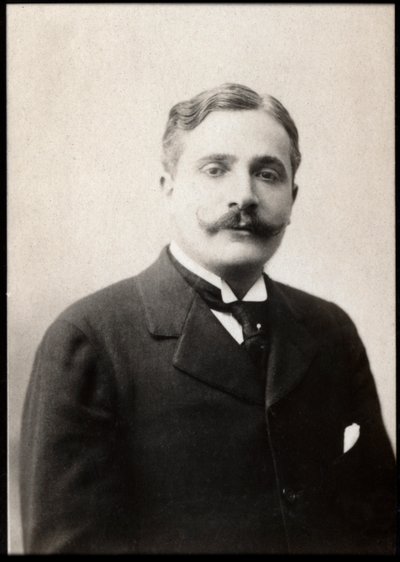 Portrett av Pierre Decourcelle (1856-1926), fransk forfatter. av French Photographer