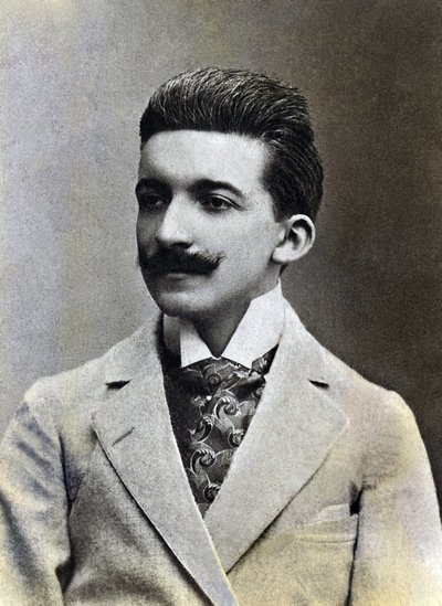 Portrett av Pierre Louis dit Louys (1870-1925), fransk forfatter. av French Photographer