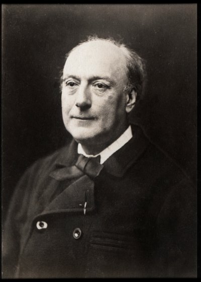 Portrett av Theodore de Banville (1823-1891), fransk poet. av French Photographer