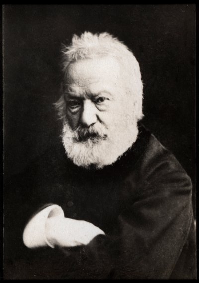 Portrett av Victor Hugo (1802-1885), fransk poet, dramatiker, romanforfatter, essayist. av French Photographer