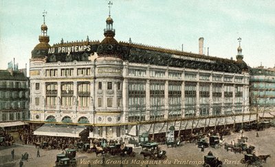 Printemps varehus, Paris (farget bilde) av French Photographer