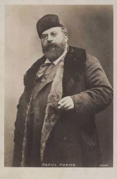 Raoul Pugno , fransk komponist, organist og pianist av French Photographer