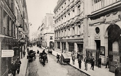Rue de Provence, Paris (s/h-bilde) av French Photographer