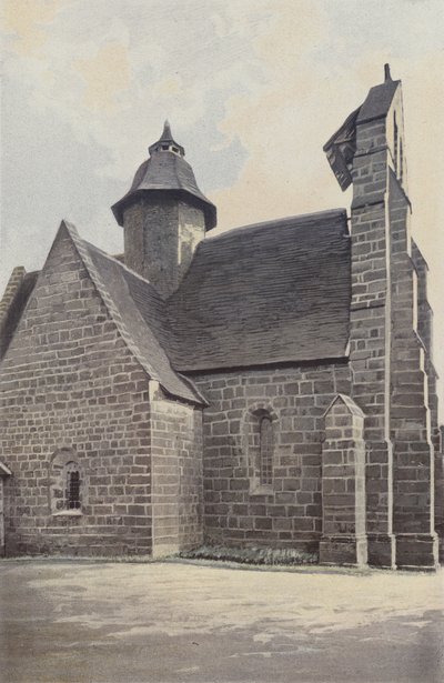 Saint-Cyr-la-Roche, kirke, Ensemble N av French Photographer
