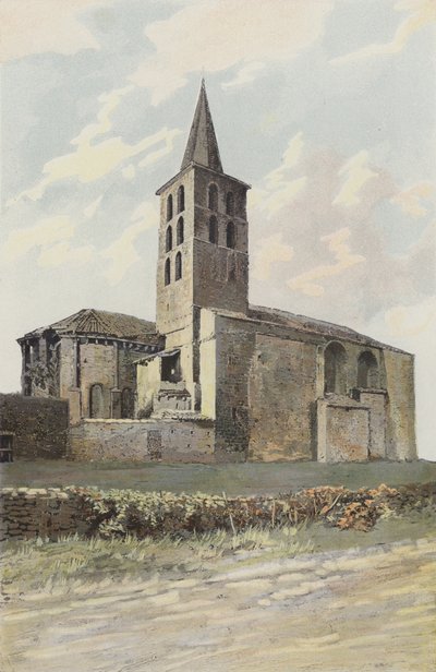 Saint-Papoul, kirke, Ensemble N av French Photographer