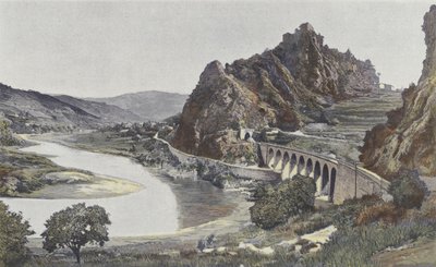 Saint-Paul-en-Cornillon, Utsikt over klippen Cornillon av French Photographer