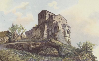 Saint-Romain-le-Puy, kirke av French Photographer