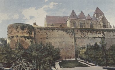 Saint-Valery-sur-Somme, kirke og gamle voller av French Photographer