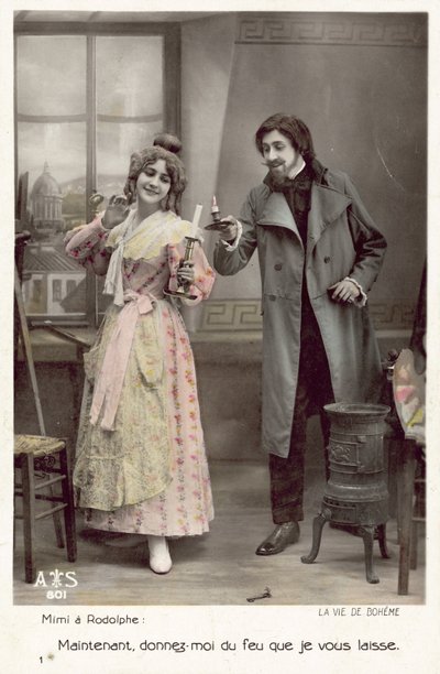 Scene fra La Vie De Boheme (fargebilde) av French Photographer