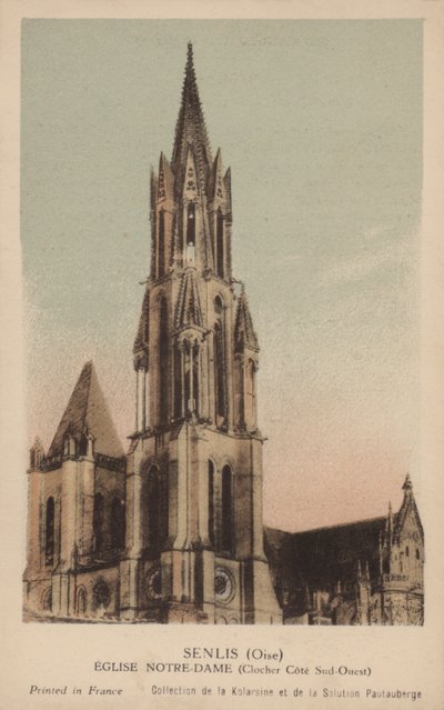 Senlis, Vår Frue kirke av French Photographer