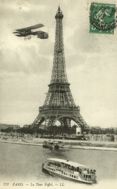 Eiffeltårnet (s/hvitt bilde) av French Photographer